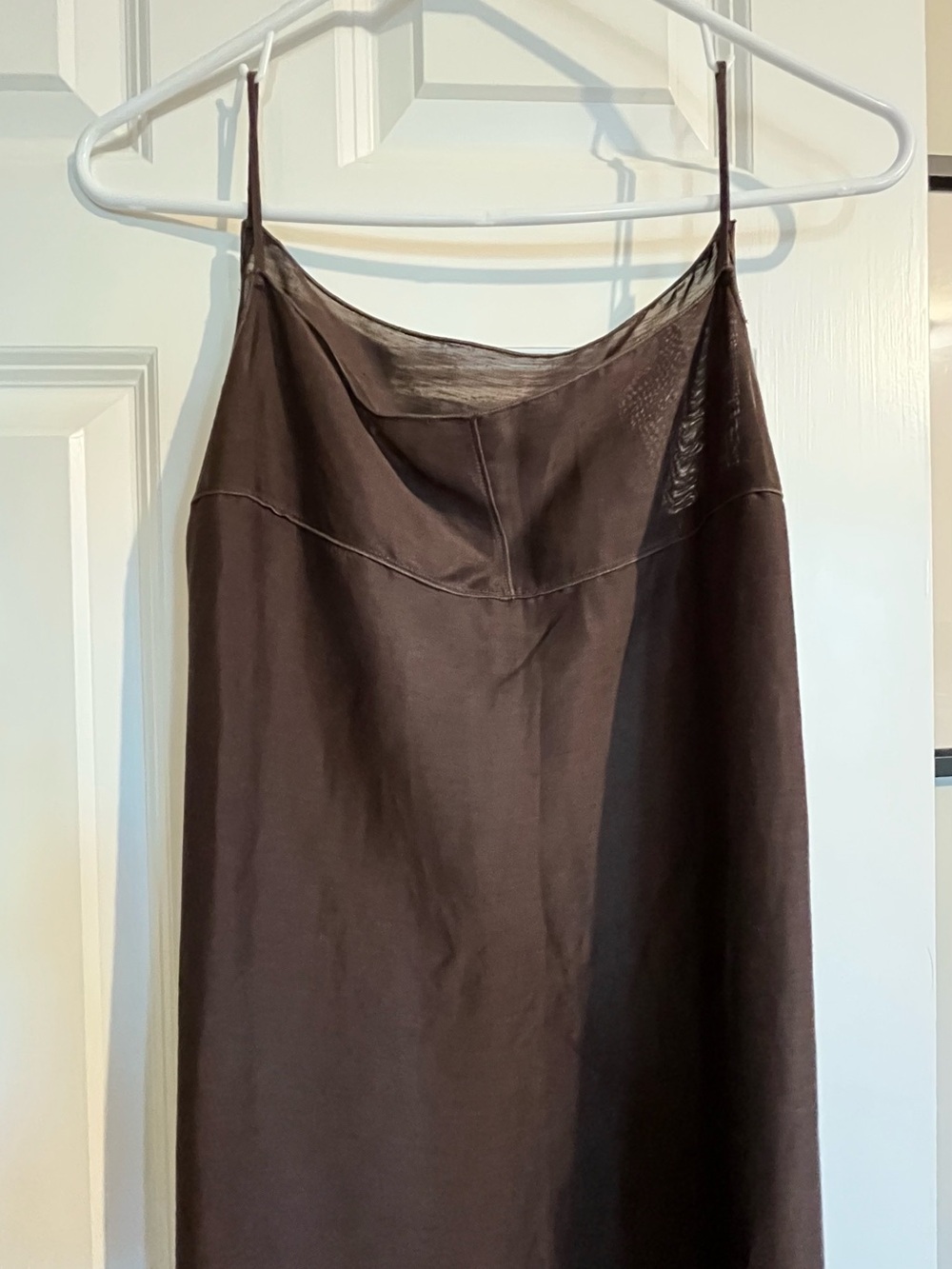 Massimo Dutti day dress, dark brown size S - Picture 8 of 11